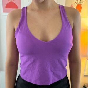 Lululemon magenta purple align tank top size 8